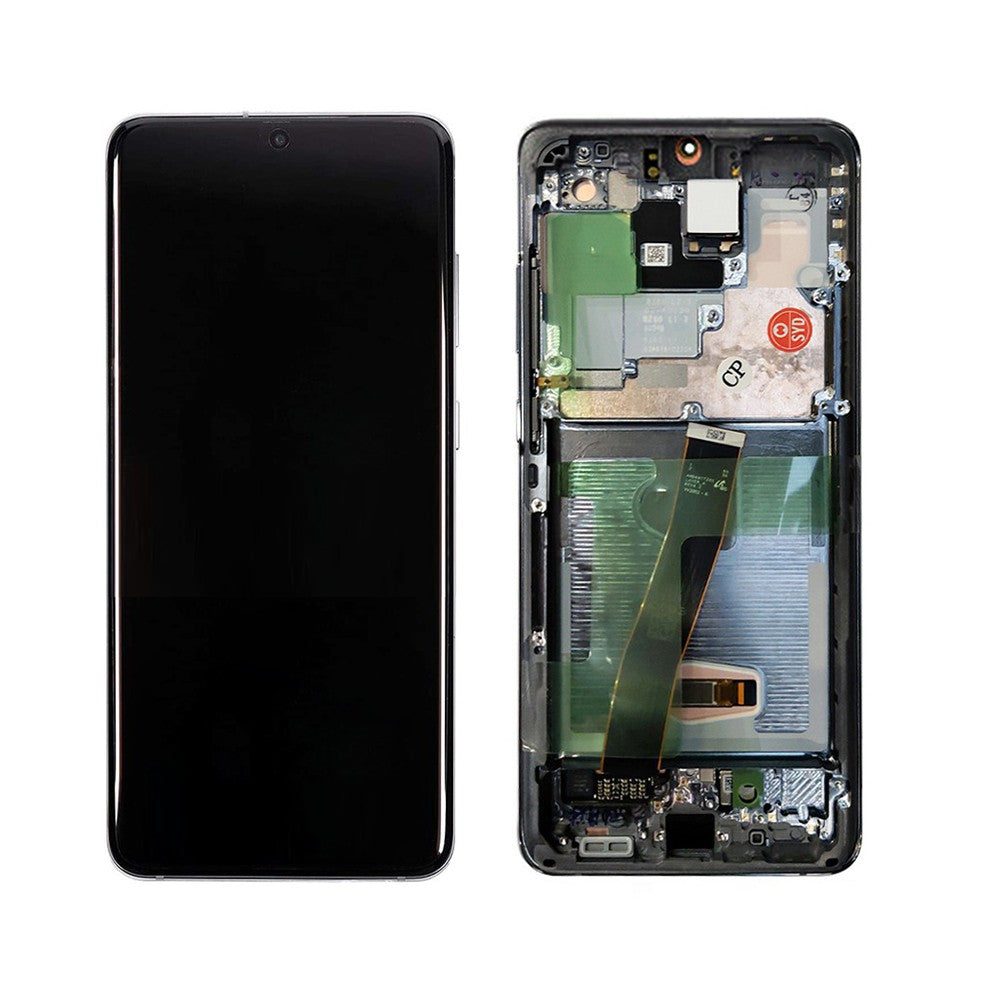 Samsung Galaxy S20 Ultra G988 OLED Screen Replacement Digitizer without Front Camera GH82-22327A/22271A (Gold)-Cosmic Black Samsung Galaxy S20 Ultra G988 OLED Screen Replacement Digitizer without Front Camera GH82-22327A/22271A (Gold)-Cosmic Black